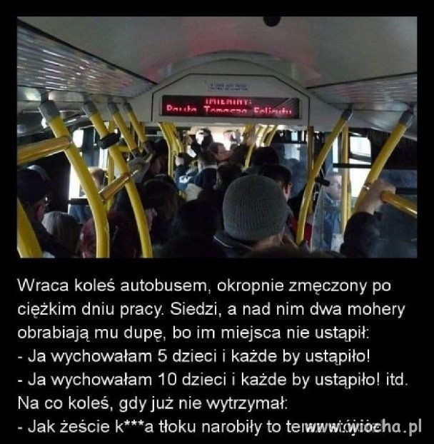 Narobiła tłoku, to niech stoi