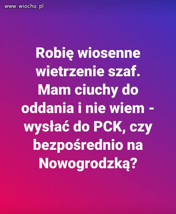 Porządki i co dalej?