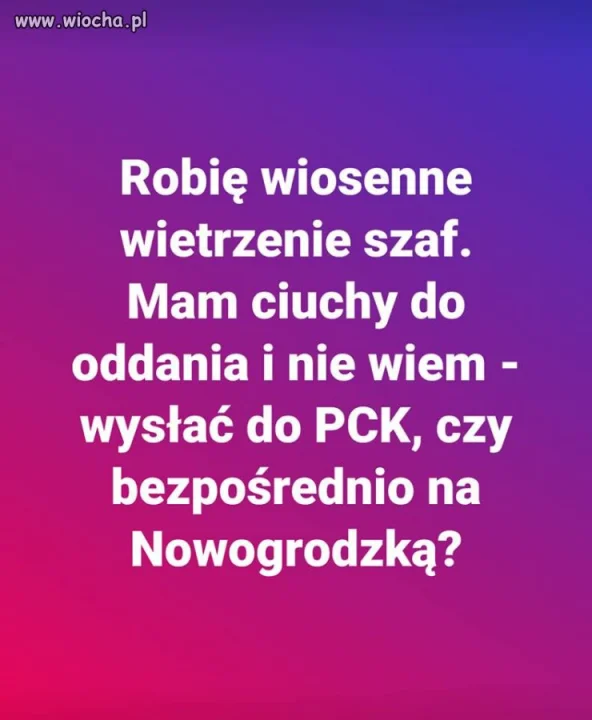 Porządki i co dalej?