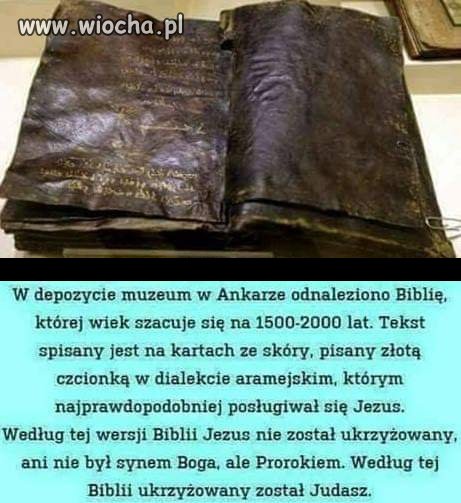 Odnaleziono biblię