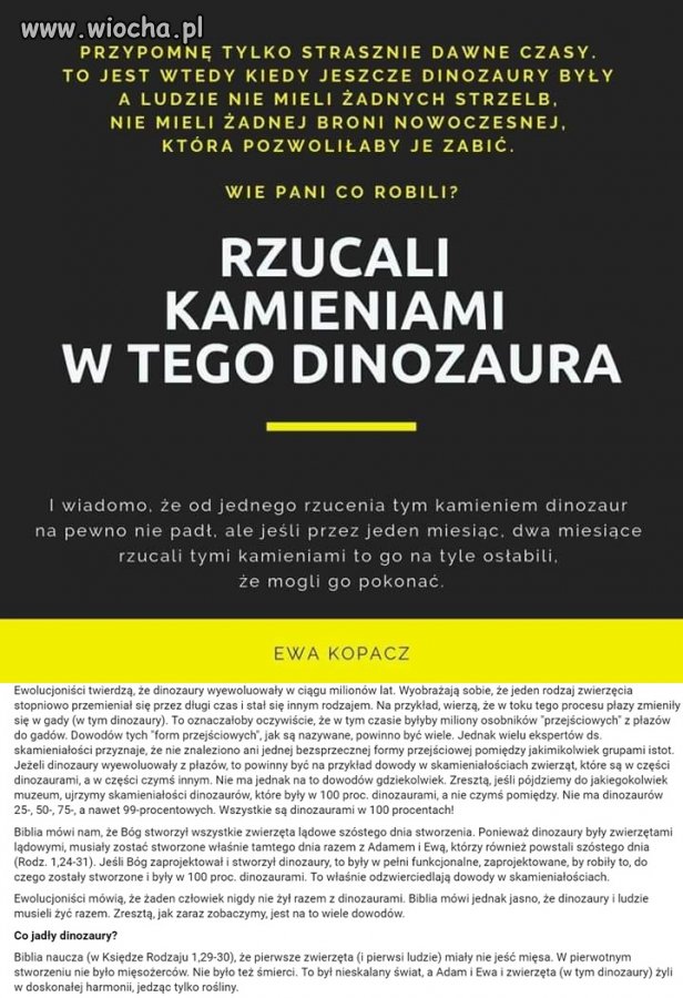 Macie przykład tego,że powinno być więcej historii