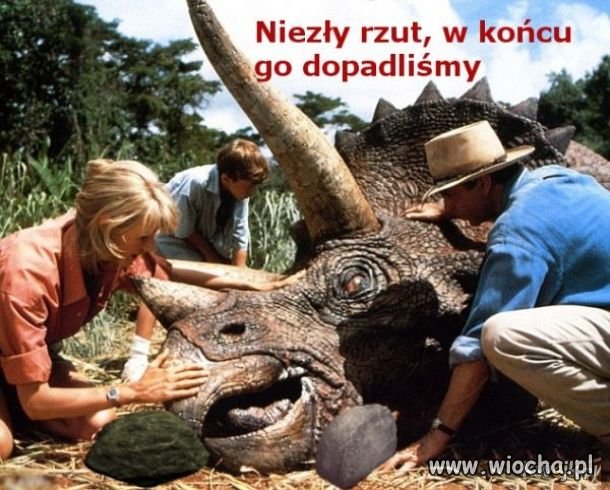 Niezły rzut...