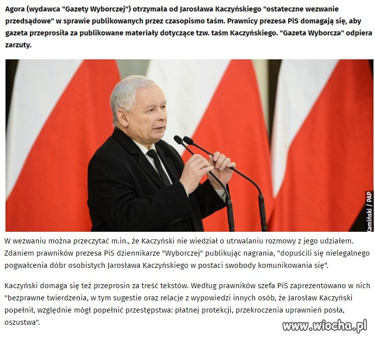 Prezesa nie wolno nagrywać ale jak nagrywano 
