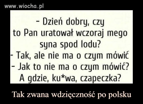 Nic dziwnego że znieczulica panuje