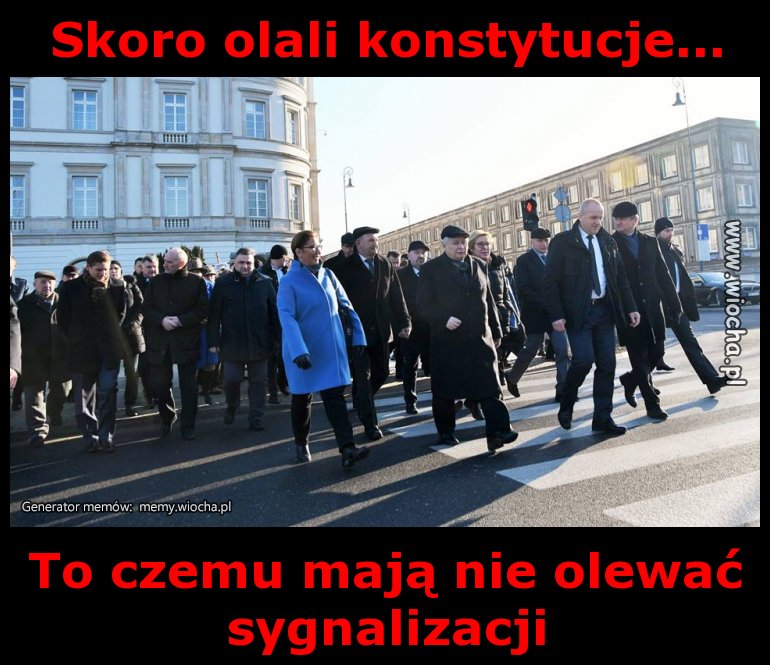 Skoro olali konstytucje...