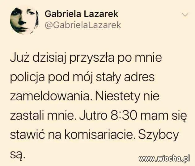 Proszę, jak szybko nękają protestujących 