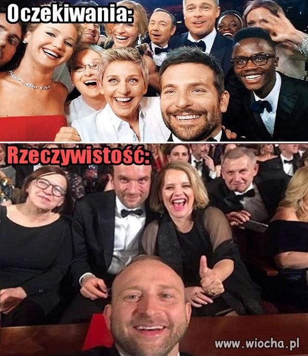 Polska wersja oscarowego selfie.