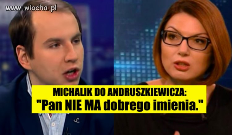 Andruszkiewicz straszy prawnikami za nazywanie go