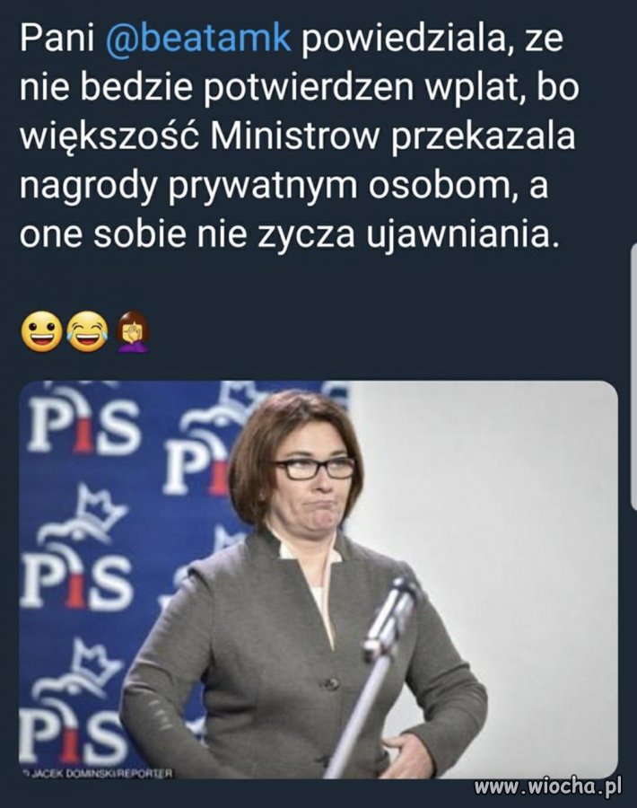 Uczciwość według PiS 