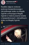 Człowiek broniący się przed