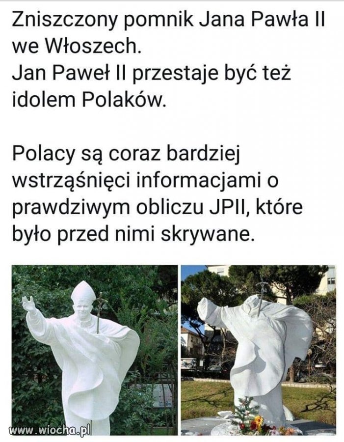 Nigdy nie uwierzę,że JPII nie słyszał,nie wiedział