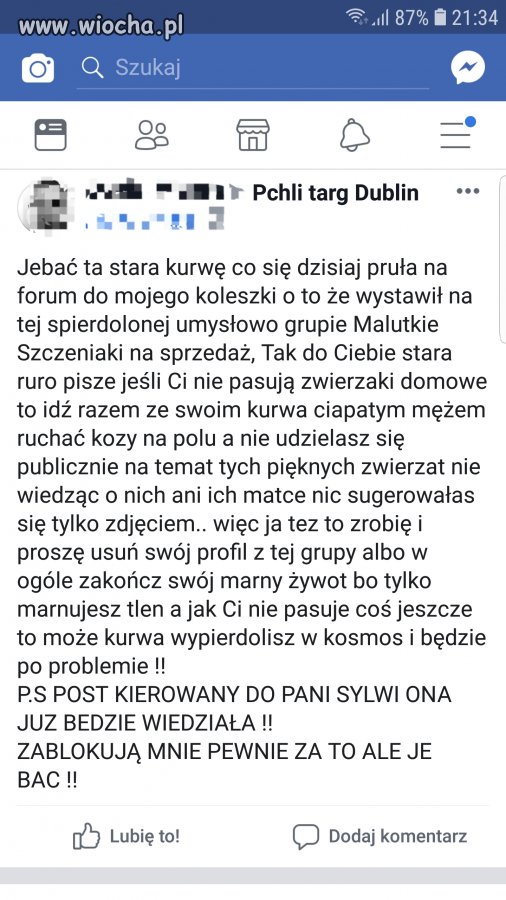 Problem z pieskami