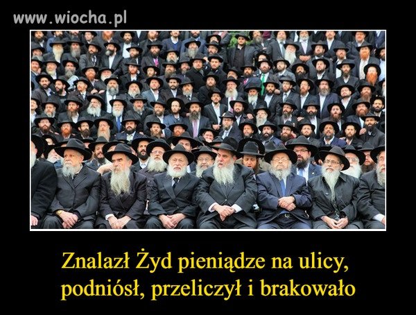 I oskarżył Polaka że ukradł.
