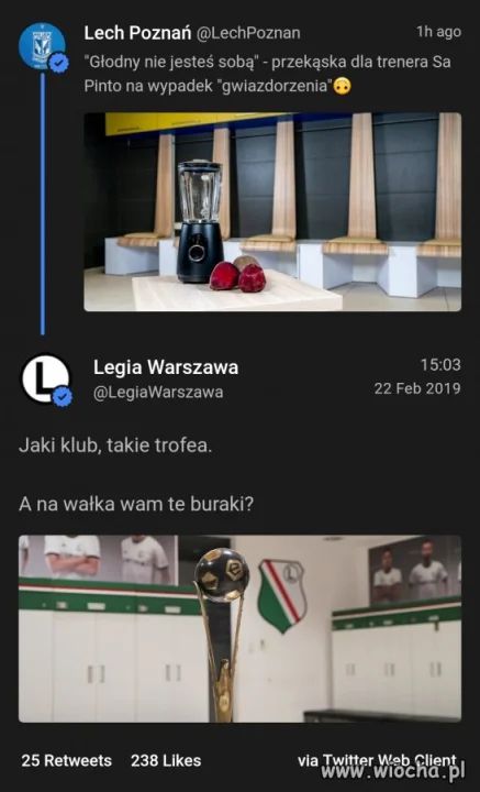 Zaorane Amiki przez Legia