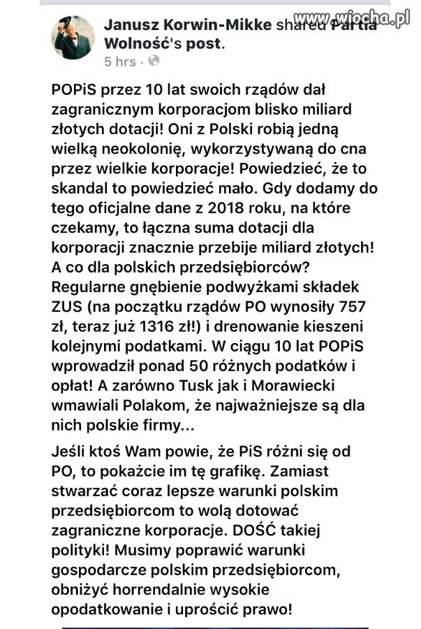 10 lat rządów POPIS