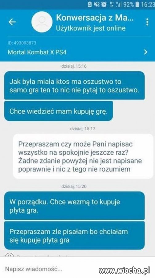 Identycznie wygląda rozmowa z politykiem.