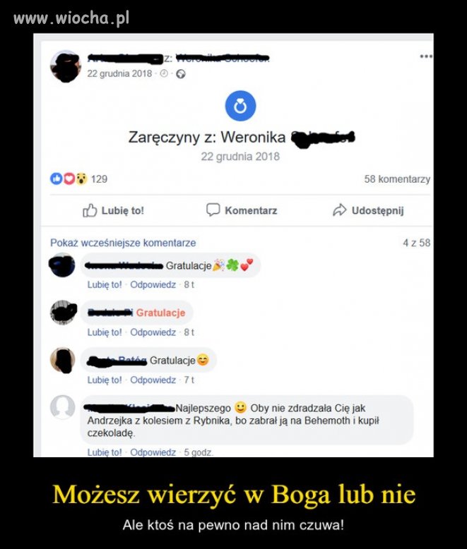 Oby nie zdradzała