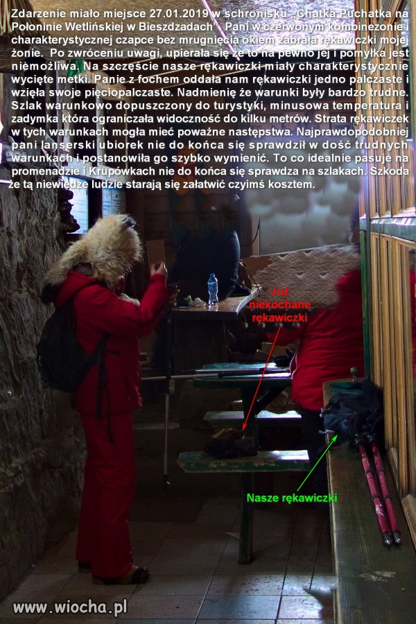 Dziwna sytuacja na szlaku.