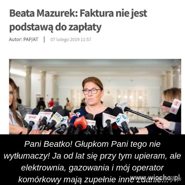 Faktura nie jest podstawą do zapłaty