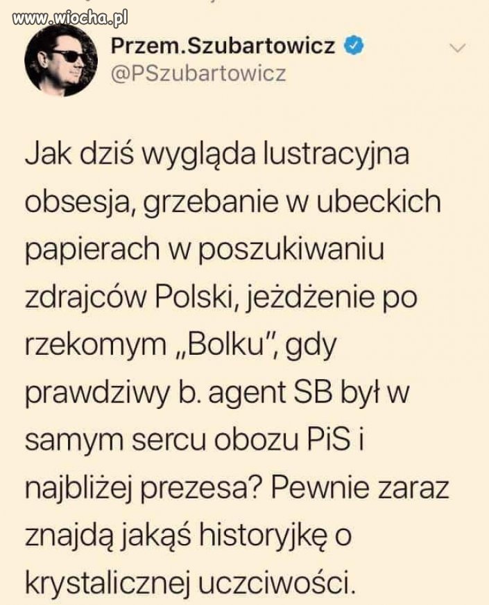 Z tego wynika, że są dobrzy i źli agenci