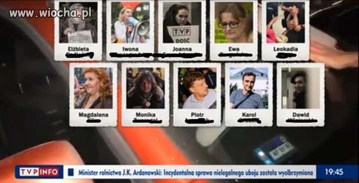Tvp podało z imienia i nazwiska