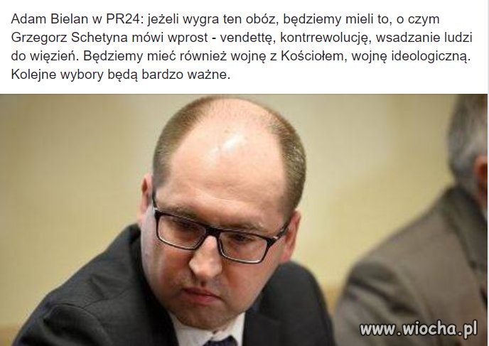 A za co będą wsadzać do więzień p.Bielan?