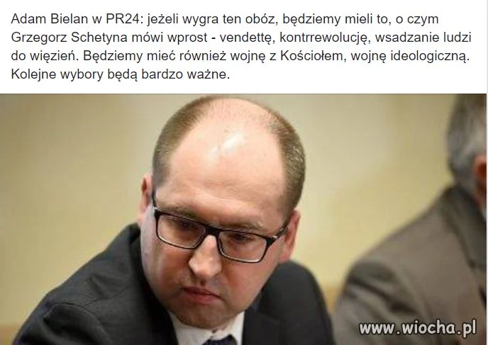 A za co będą wsadzać do więzień p.Bielan?