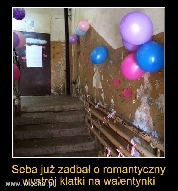 Romantyczna klatka na walentynki