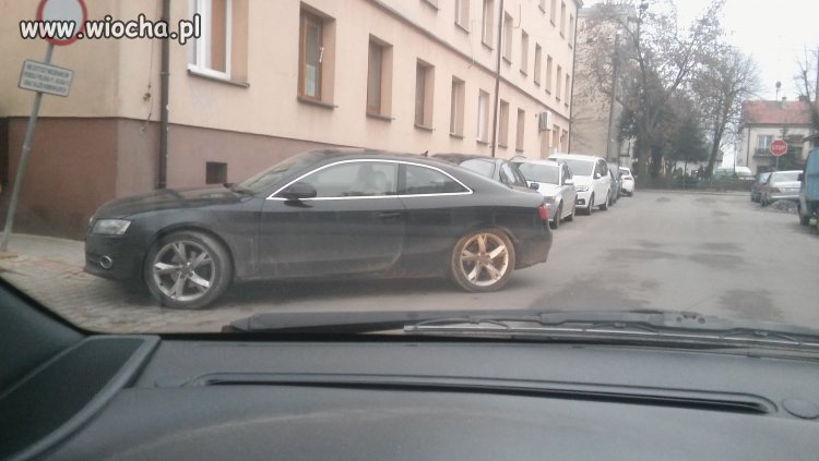 "Mistrz" parkowania...