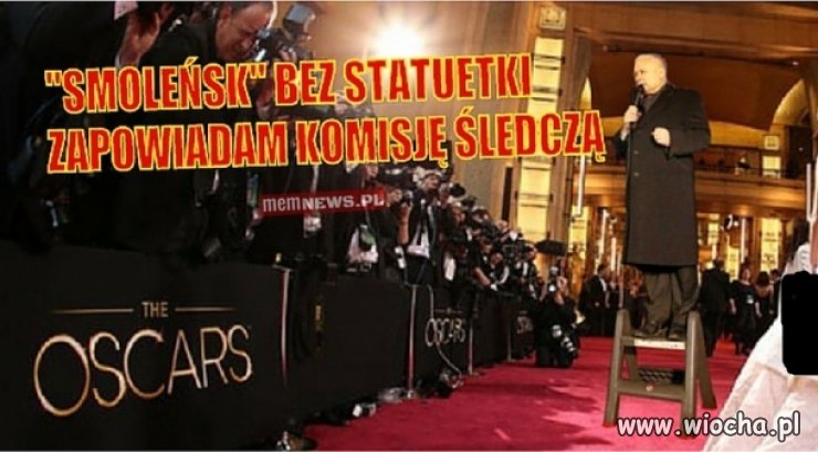 Kaczyński niezadowolony po gali Oscarów