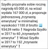 Ochłap dla emerytów