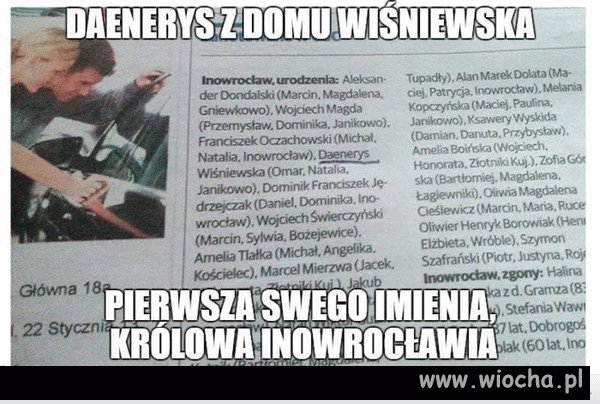 Daenerys z Inowrocławia