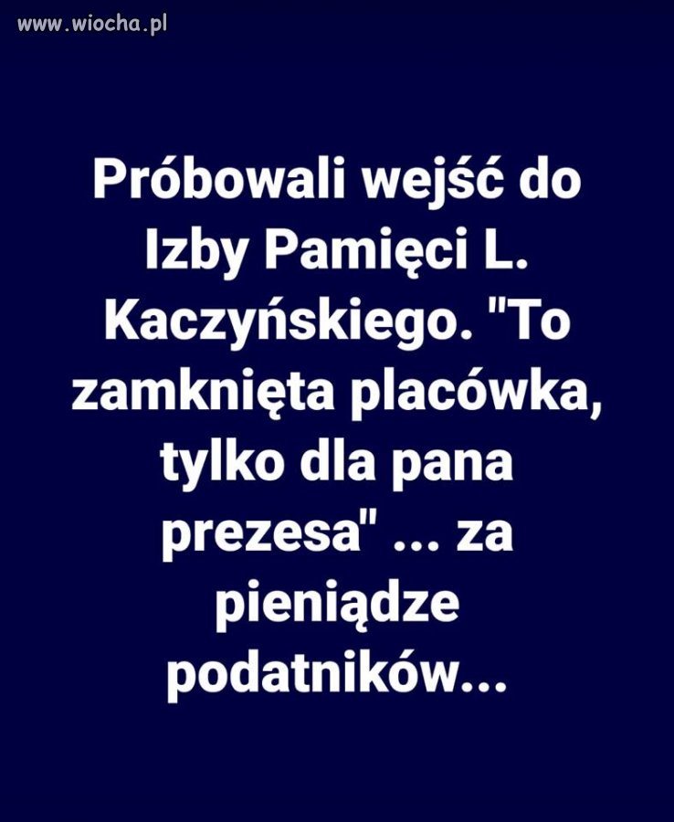 Mamy chyba dość tego panoszenia się