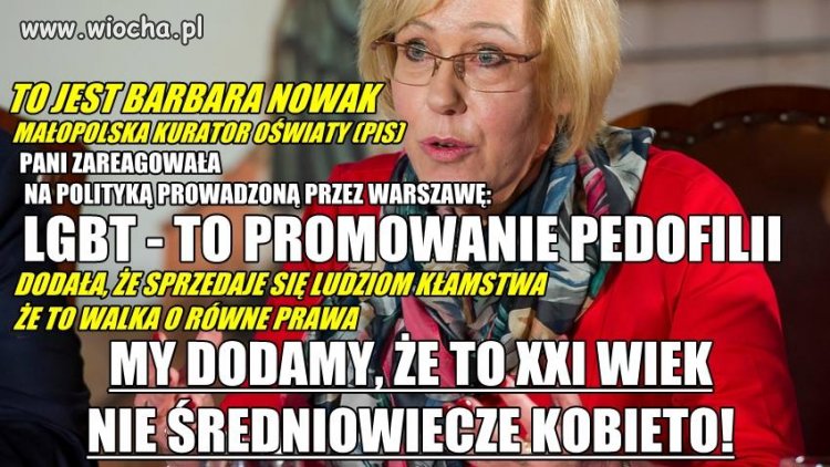 To jest Barbara, kurator oświaty