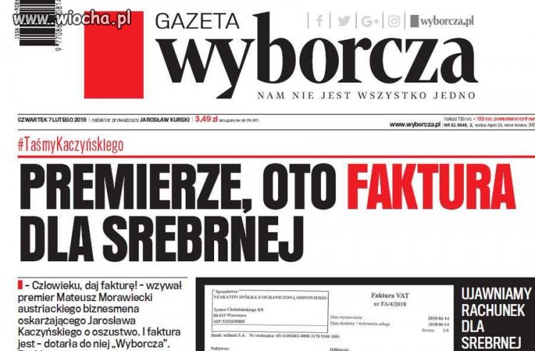 Jak to dobrze że jest faktura...
