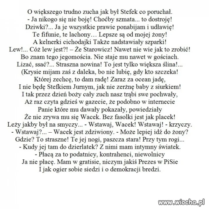 Stefek Burczy - Rucha