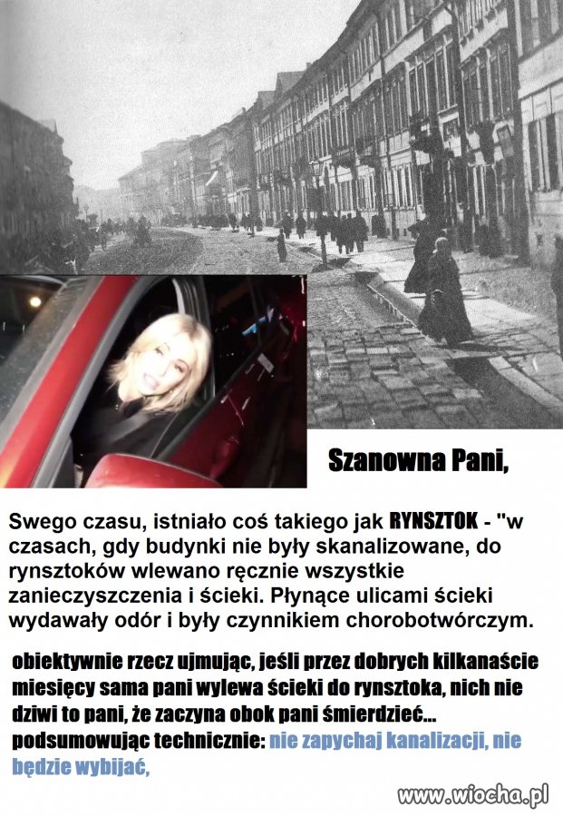 Samego zachowania nie popieram