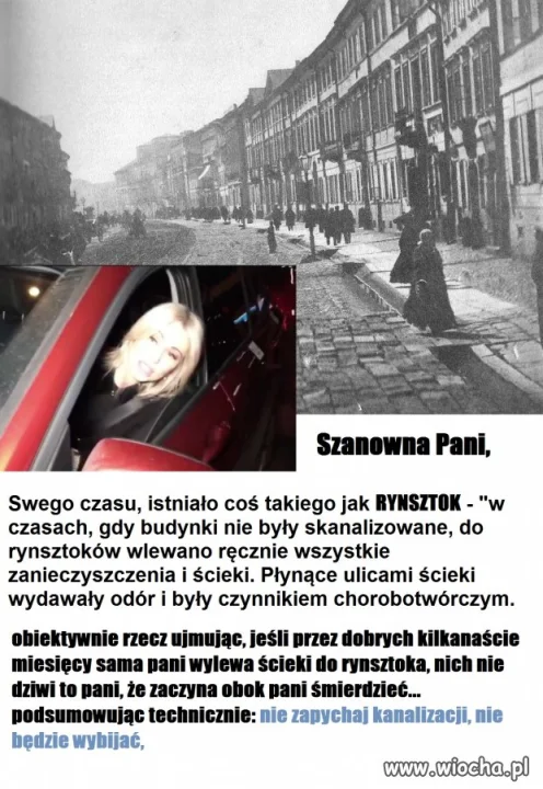 Samego zachowania nie popieram