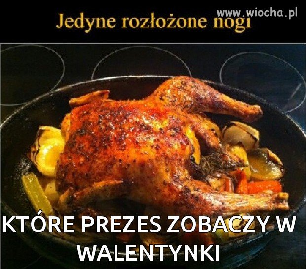 Jedyne rozłożone nogi...