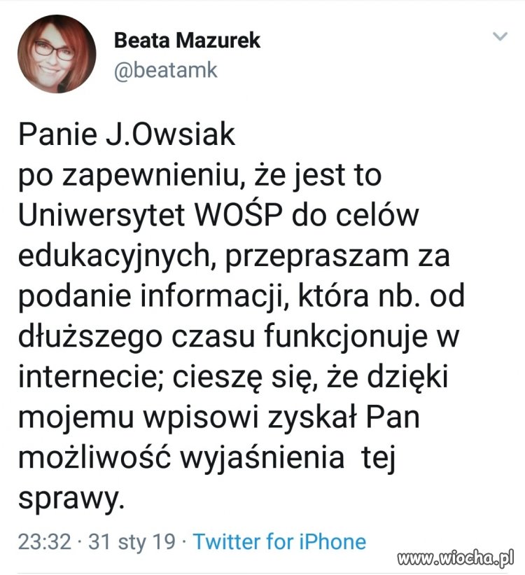 I po co było ujadać 