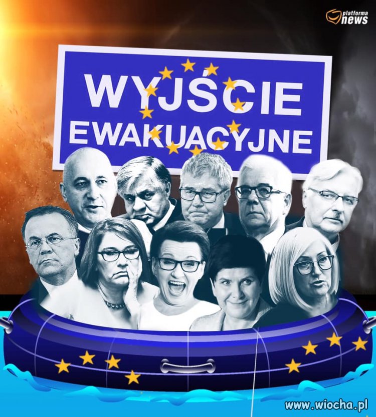 Szczury uciekają z tonącego okrętu
