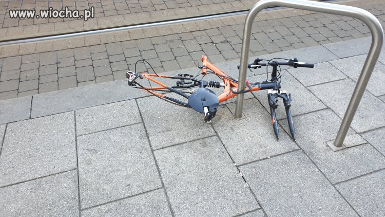 Kiedy zostawiasz rower zabezpieczony od kradzieży