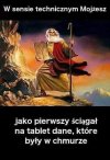 Wyprzedził technologię.