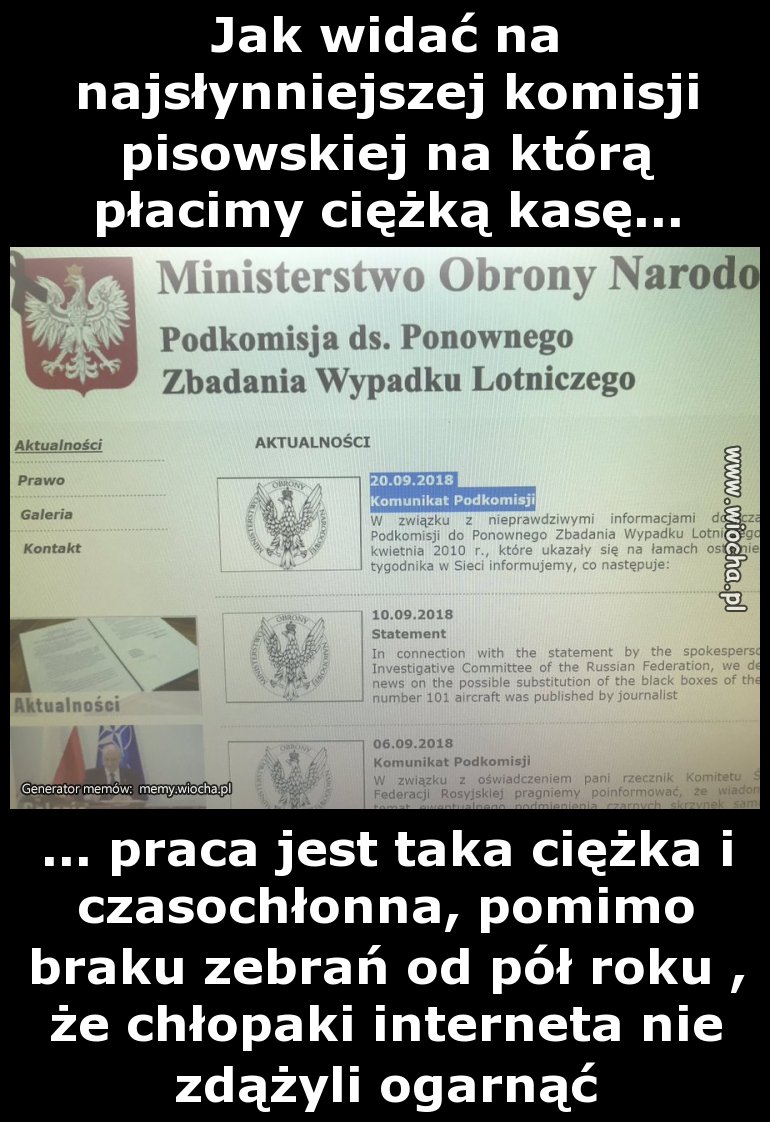 Jak widać na najsłynniejszej komisji pisowskiej na