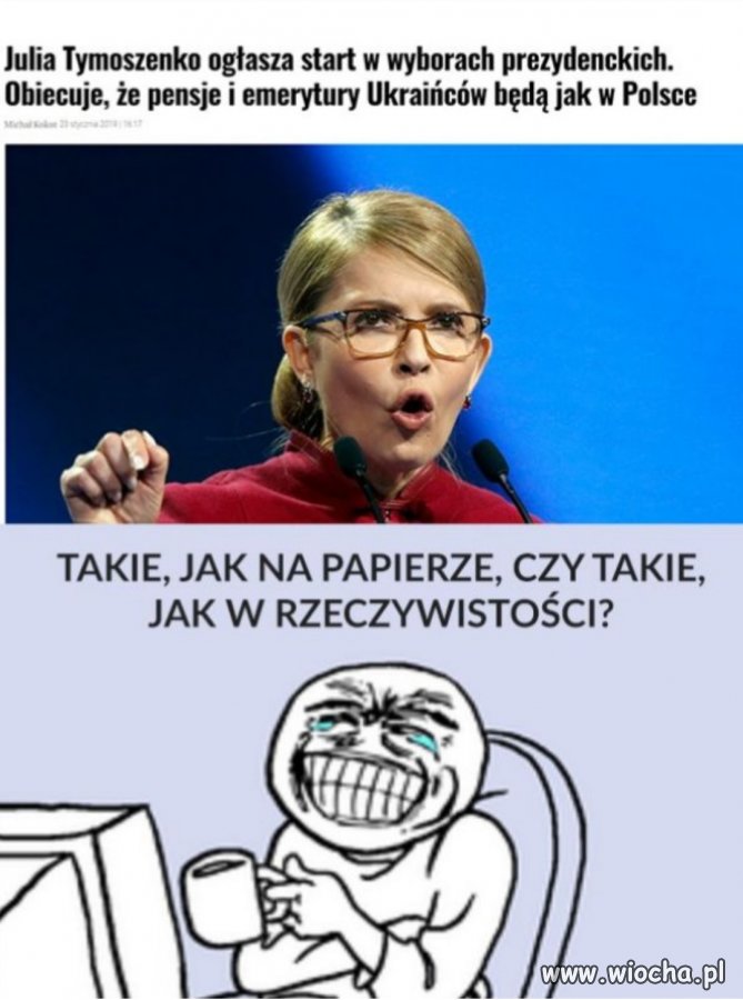 "Pensje Ukraińców będą jak w Polsce"