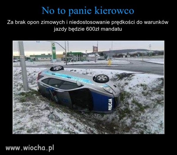 Będzie mandacik...