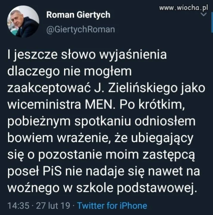 Nawet na woźnego
