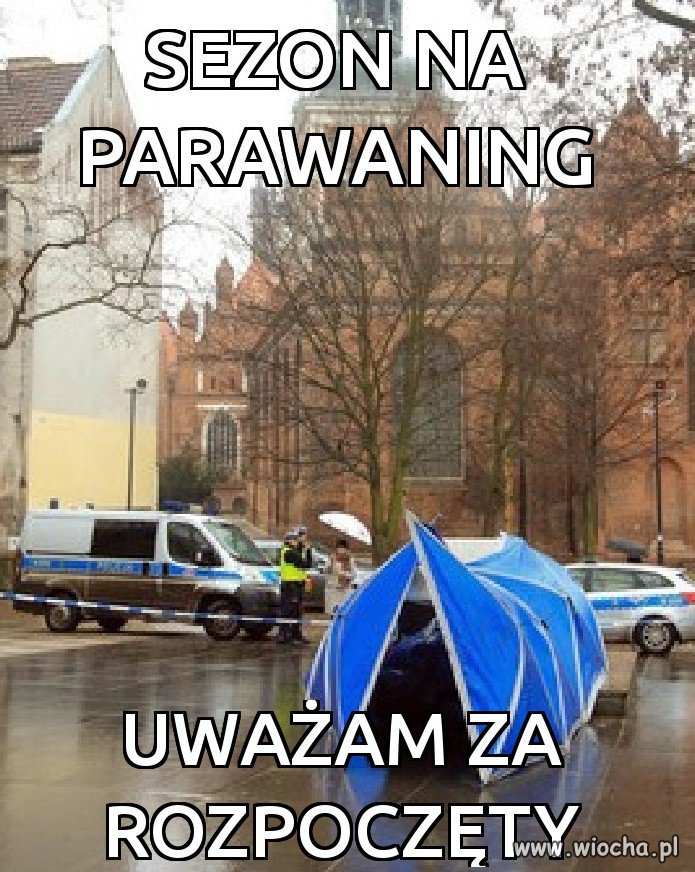 Policja pomnik potraktowala jak zwłoki