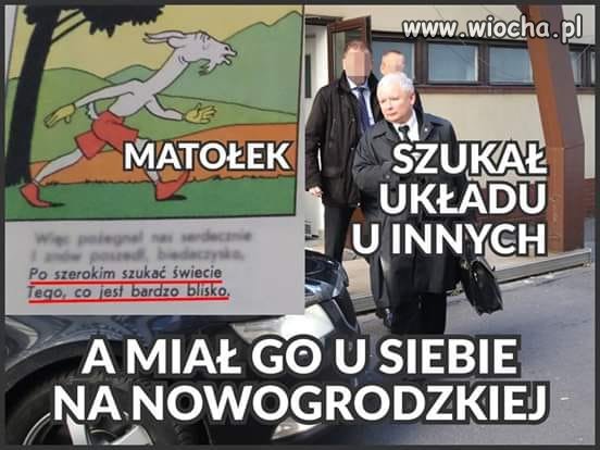 Szukał u innych