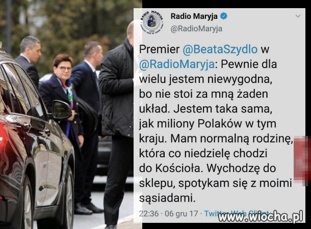 Taka sama jak milion Polaków.  Zakłamanie pis